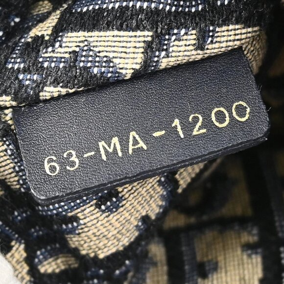 Christian Dior Navy Rattan Trotter Wicker Shoulder Bag - Picture 8 of 8